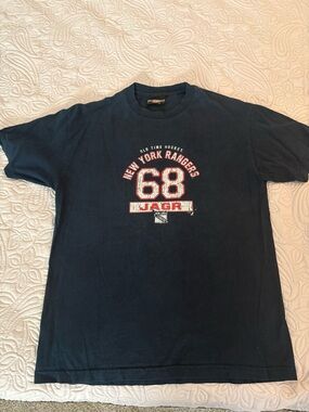 New York Rangers Jagr #68 Old Time Hockey TShirt
